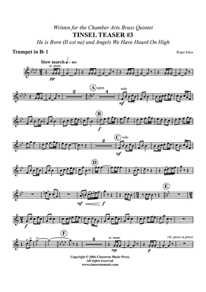 Tinsel Teaser #3 - B-flat Trumpet 1