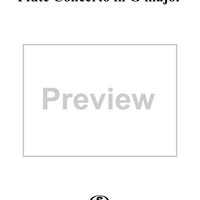 Flute Concerto in G Major, Allegro - Flute