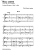 Messe solenne [set of parts] - Score