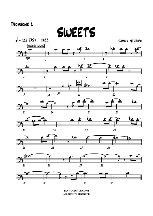 Sweets - Trombone 1