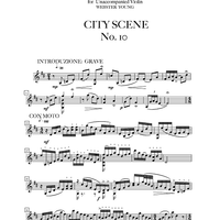 City Scene No. 10 from Suite No. 3