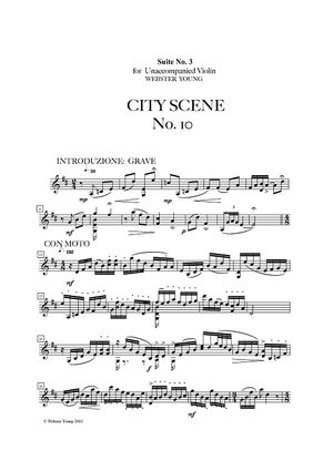 City Scene No. 10 from Suite No. 3