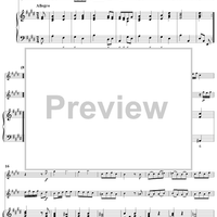 Suite No. 4 in E Major - Piano Score