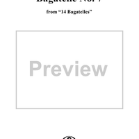 Bagatelle No. 7 "Allegretto molto capriccioso"