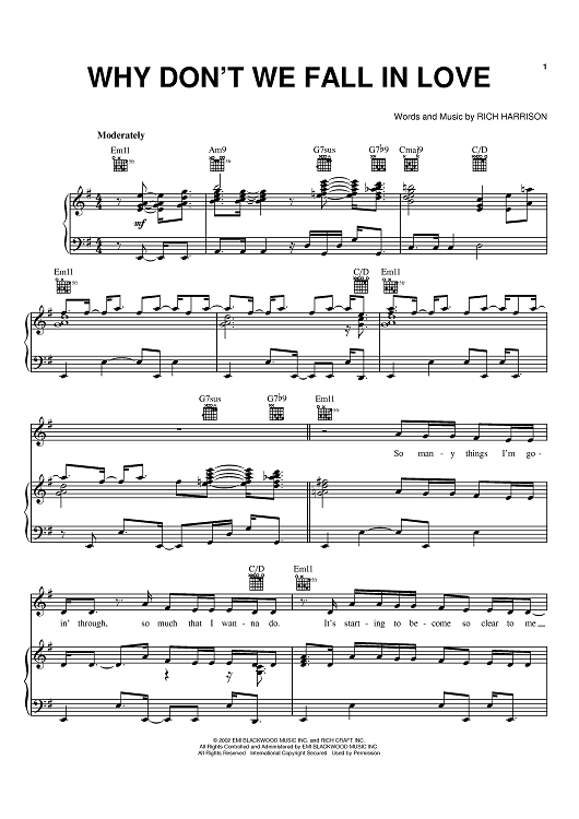 Why Don't We Fall In Love