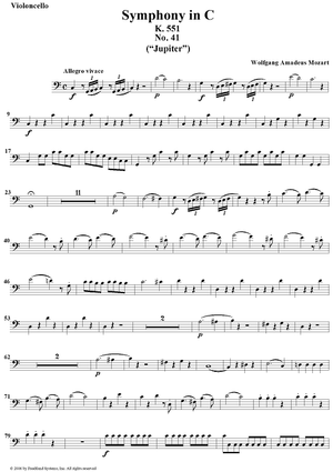 Symphony No. 41 in C Major, K551 (