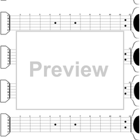 Manuscript Paper - Guitar Neck