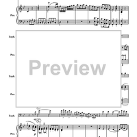 Presto - from "Concerto in Bb, K. 207" - Piano Score