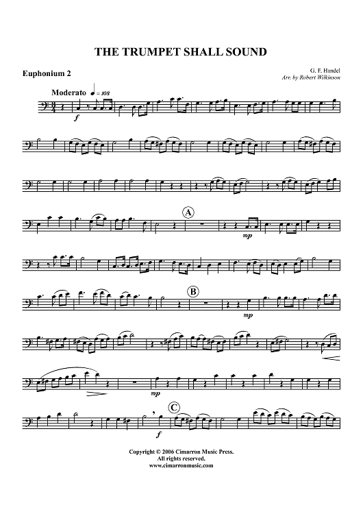 The Trumpet Shall Sound - Euphonium 2 BC/TC