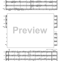 Five German Folk Songs - Score