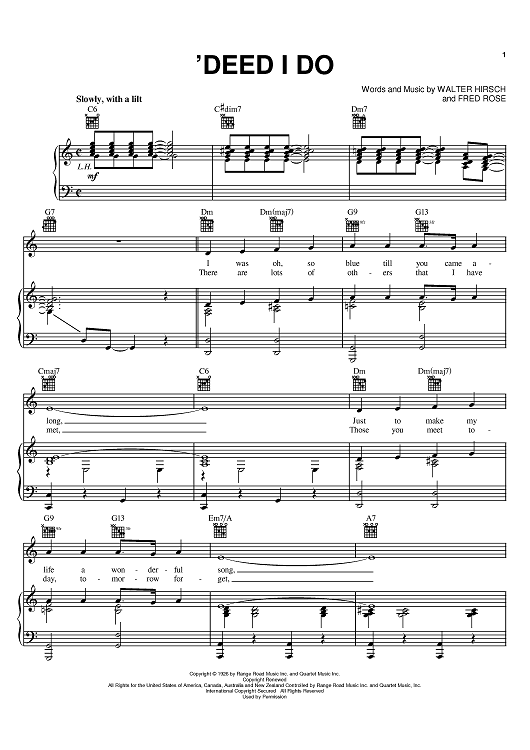 'Deed I Do