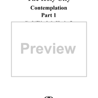 The Holy City: Part I. "Contemplation", No. 8, "Thine Is the Kingdom"