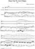 Piano Trio No. 4 in E Major K542 - Piano Score