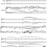 Piano Trio No. 4 in E Major K542 - Piano Score