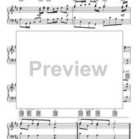 Bourree, La Rejouissance & Menuet from The Fireworks Music - Keyboard or Guitar