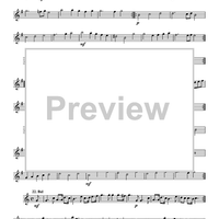 Fünffstimmigter blasender Music - B-flat Trumpet 1