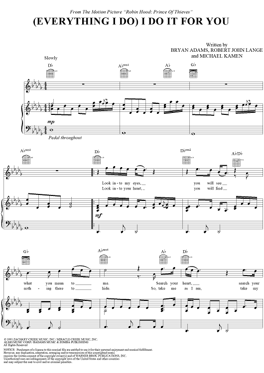 (Everything I Do) I Do It For You