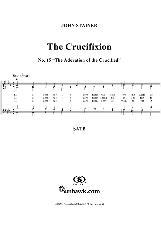 The Crucifixion: No. 15, The Adoration of the Crucified