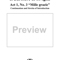 Continuation and Stretta of Introduction: Ehi, Fiorello?, No. 3 from "Il Barbiere di Siviglia"