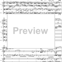 Orchestral Suite No. 1 in C Major - Score