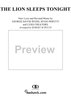 The Lion Sleeps Tonight
