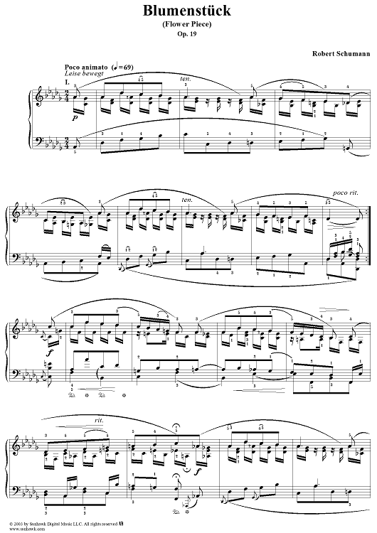 Blumenstück, Op. 19