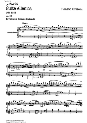 Suite ellenica Op.90