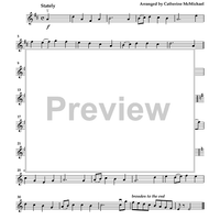 Hymns of Power for 2 Violins and Piano - Violin 1