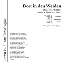 Dort in den Weiden Op.97 No. 4