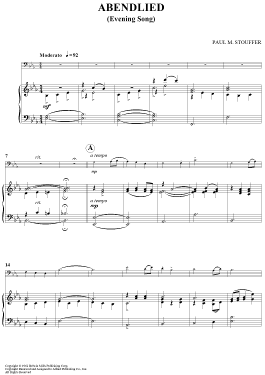 Abendlied (Evening Song)