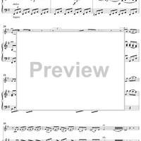 Violin Sonata in E Minor, K60 - Piano Score