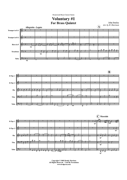 Voluntary #1 - Score