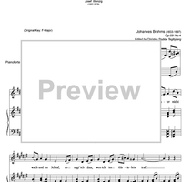 Des Liebsten Schwur Op.69 No. 4