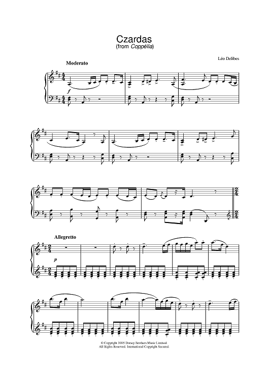 Czardas (from Coppelia)