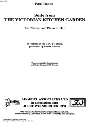 Suite from The Victorian Kitchen Garden - Preface
