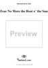 Fear No More the Heat o' the Sun, Op. 23, No. 1