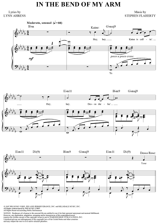 In the Bend of My Arm