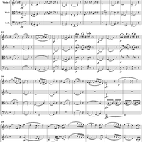 String Quartet No. 10 in E-flat Major, Op. posth. 125, No. 1 - Score
