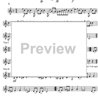 5 Minuets D89 - Violin 2