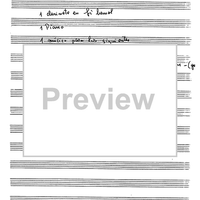 Trois mouvements (Three movements) - Score