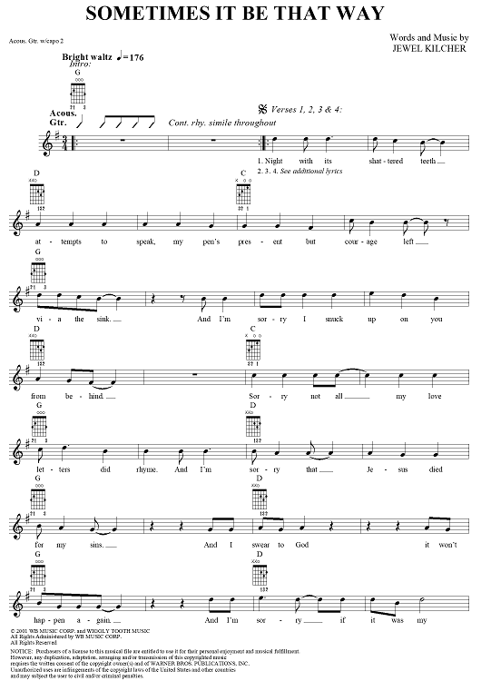 Sometimes It Be That Way