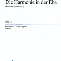 Die Harmonie in der Ehe - Choral Score