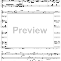 Piano Trio No. 1 in B-flat Major K254 - Piano Score