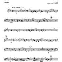 Jesu, Joy of Man's Desiring - Clarinet