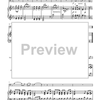 Three Melodies - Piano Score