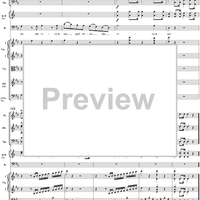"Per questa bella mano", aria, K612 - Full Score