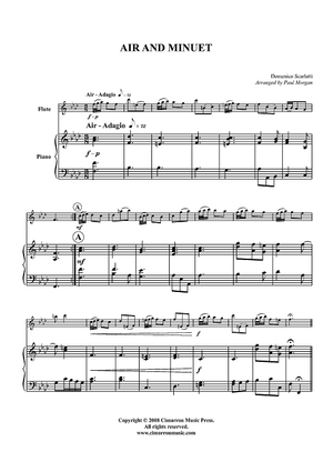 Air & Minuet - Piano Score