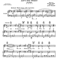 Medley - I Wonder What's Become Of Sally?, Ain't She Sweet?