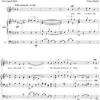The Beatitudes - Vocal Score