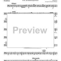 Sonata from "Die bankelsangerlieder" - Trombone